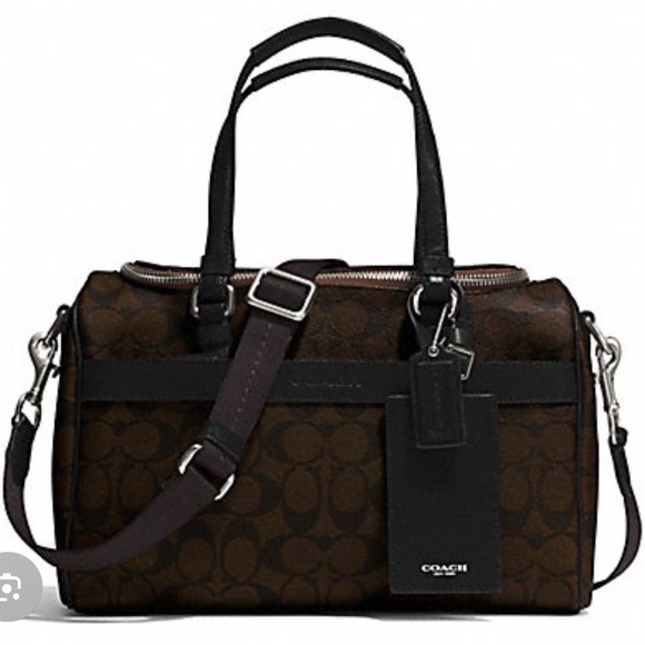 Coach Handbags - Coach signature coated canvas train case, style F77510